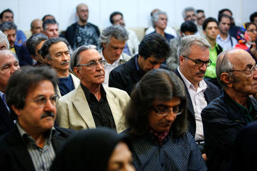 بزرگداشت منوچهر معتبر در هنرستان هنرهای زیبای تهران