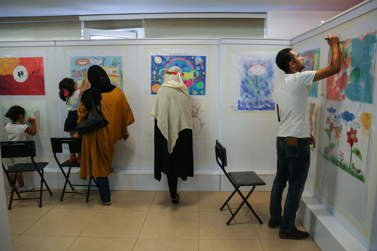 دومین روز جشنواره هنرهای تجسمی کودک و نوجوان در هنرکده لنا