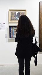 Bita Vakili's works were exhibited in Moscow and Frankfurt