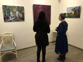 نمایشگاه نقاشی گروهی با نام"ACT" در گالری آی آرت تفلیس گرجستان