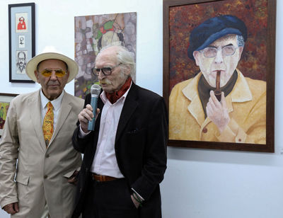 ببینید: آثار هنرمندان درباره زندگی جواد مجابی/ آقای نویسنده و شاعر 80 ساله شد