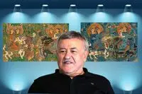 صادق تبریزی با عاشقانه های نقاشانه در آرت ابوظبی ۲۰۲۵