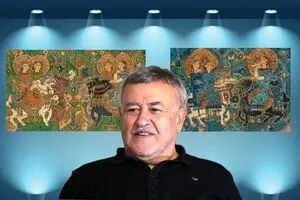 صادق تبریزی با عاشقانه های نقاشانه در آرت ابوظبی ۲۰۲۵