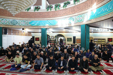 مراسم ختم زنده‌یاد حسین عرفانی در مسجد بلال