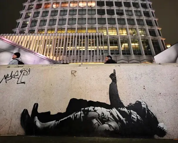 هدیه کریسمسی «بنکسی» 