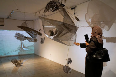 نمایشگاه پیکره‌های جنبشی آرش فاتح در گالری ویستا