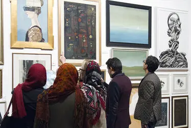 دهمین دوره فروش بزرگ آثار تجسمی "هفت نگاه" در فرهنگسرای نیاوران