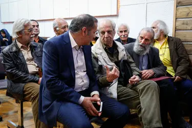 بزرگداشت منوچهر معتبر در هنرستان هنرهای زیبای تهران