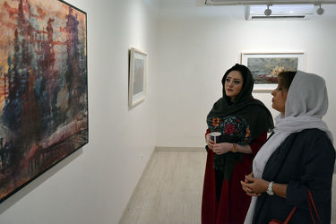 نمایشگاه نقاشی های سامان فرهنگی در گالری دید