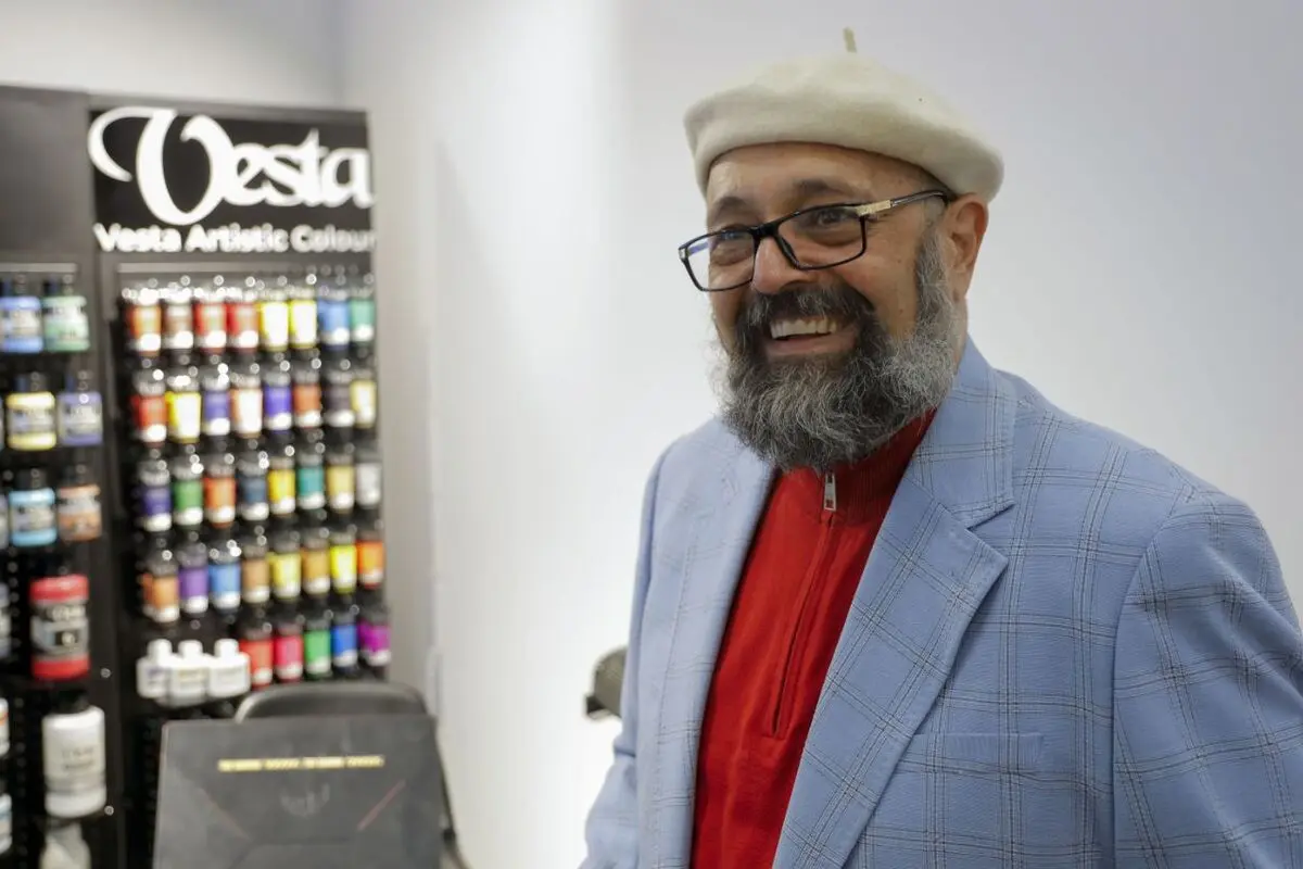 Vesta Color at the first Tehran Art Fair