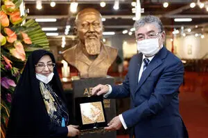 Bust of Kazakh poet Abai Kunanbayev unveiled at Iran’s national library 