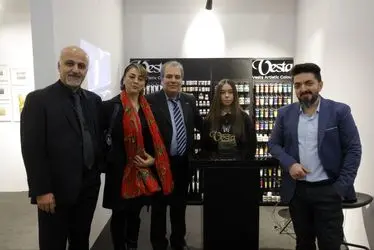 Vesta Color at the first Tehran Art Fair