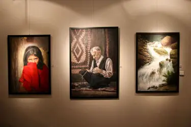 نمایشگاه نقاشی آیسن محمد در گالری شلمان