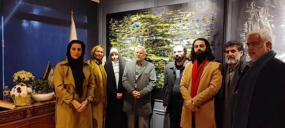 شهرام ناظری در گالری ترانه باران 
