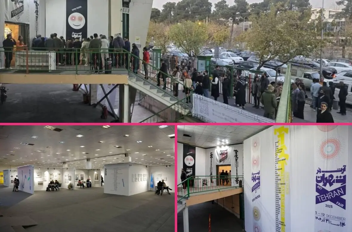 A frame from every booth: 50 photos from the Tehran Art Fair