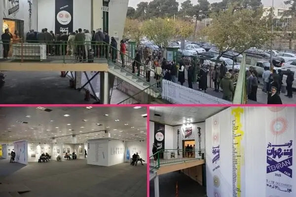 A frame from every booth: 50 photos from the Tehran Art Fair