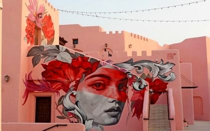 موزه‌های قطر گزیده نقاشی دیواری سراسر جهان را به دوحه آورد/ عکس ها