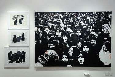 نمایشگاه نقاشی‌های علی ملک در گالری هما