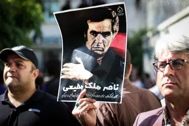 تشییع پیکر ناصر ملک مطیعی در خانه سینما