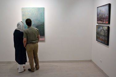 نمایشگاه نقاشی های سامان فرهنگی در گالری دید