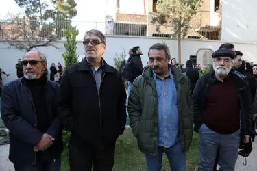 تشییع پیکر پیام صابری در خانه سینما