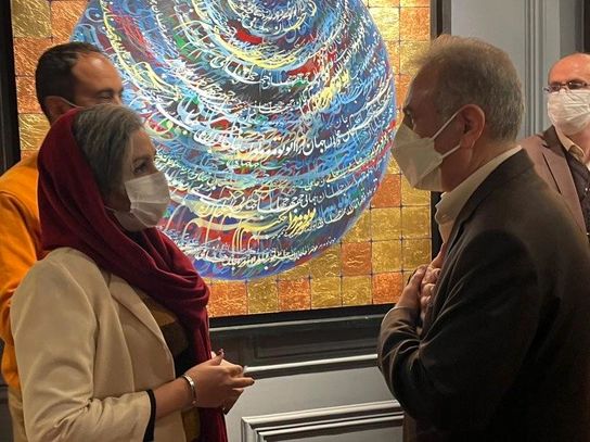 جعفر علی سروی همپا و آشوب ۹ در گالری ترانه باران