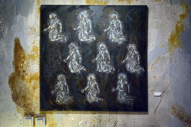 نمایشگاه گروهی نقاشی‌های هنرمندان متولدین دهه 40 در گالری ژاله