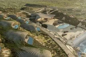 معماری متفاوت هتل دریایی کالیفرنیا/ عکس