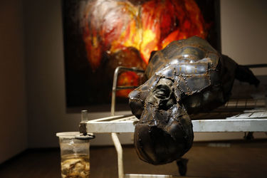 افتتاحیه نمایشگاه آثار ناصر گیو قصاب در گالری آ