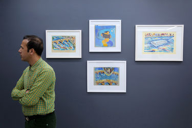 نمایشگاه نقاشی های اکبر نیکان‌پور در گالری ثالث