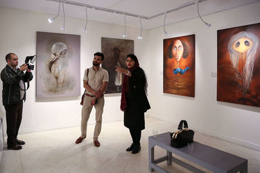 نمایشگاه نقاشی های مهناز بهرام نیا در گالری نگر