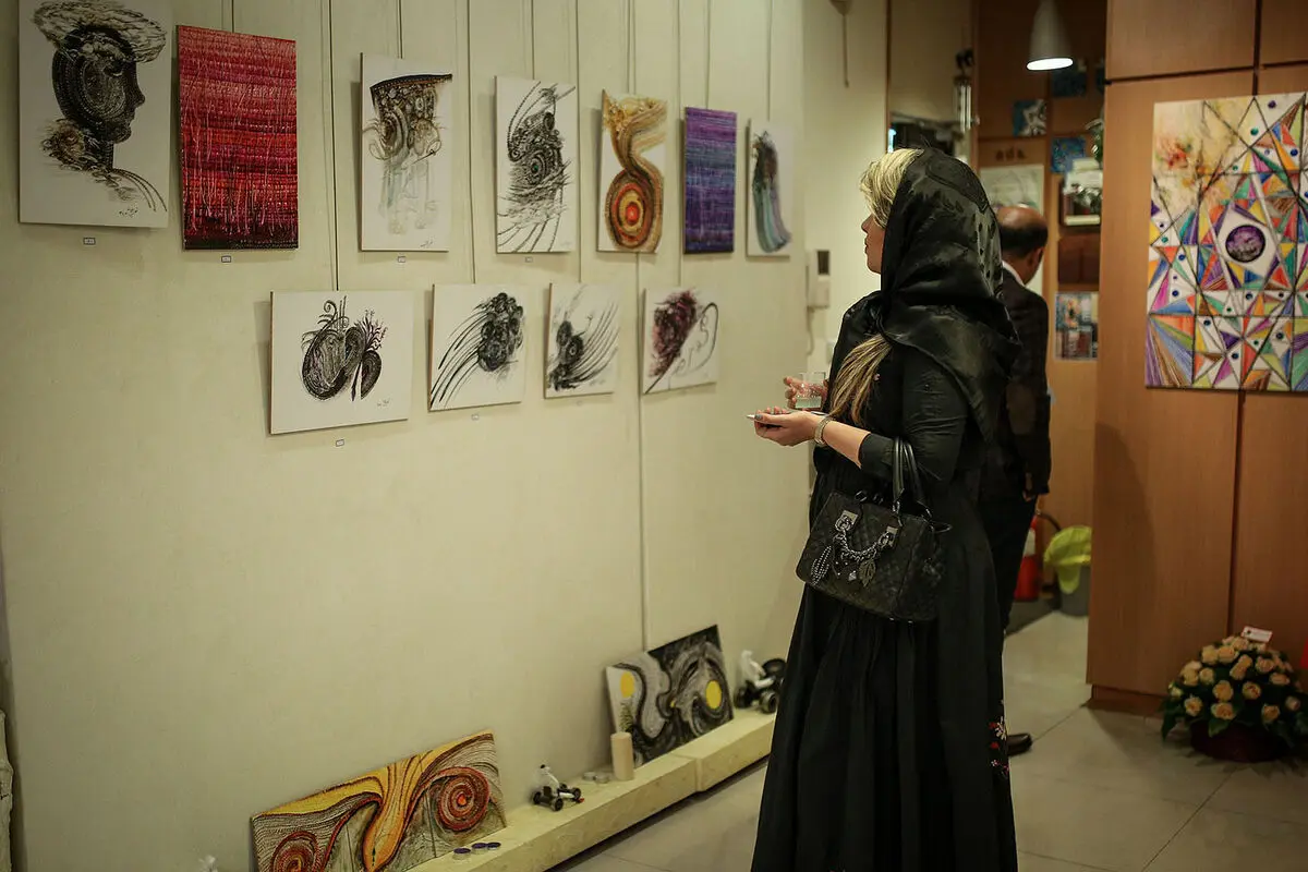 نمایشگاه نقاشی شهین قیدر شاداتی در گالری احسان