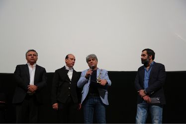 اكران خصوصی فیلم "بچه‌ای با جوراب قرمز" در سینما فلسطین