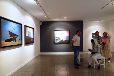 نمایشگاه نقاشی های سارای قاضی اسدالهی در گالری ویستا