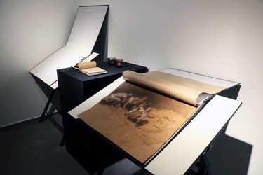 عظیم مرکباتچی با کانسپت کوراب در گالری مژده