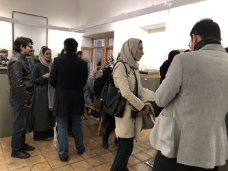 نمایشگاه آثار مسلم علم‌زاده و حسن روح‌الامین در باغ موزه هنر ایرانی