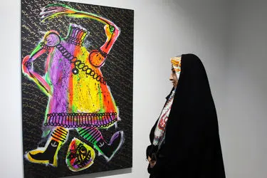 نمایشگاه نقاشی‌های نیلوفر جمشیدپور در گالری ثالث