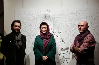 عکس ها از میخ زنی بهرام رادان، مهناز افشار، گلاره و کمند و بزرگمهر در آس