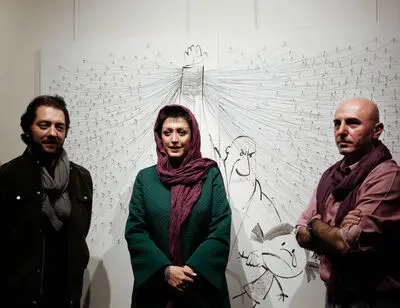 عکس ها از میخ زنی بهرام رادان، مهناز افشار، گلاره و کمند و بزرگمهر در آس