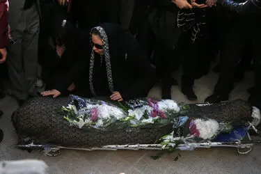 تشییع پیکر پیام صابری در خانه سینما
