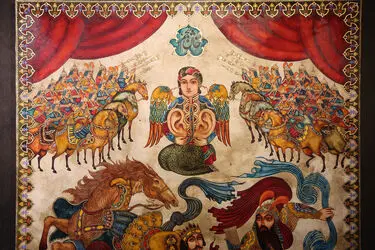 نمایشگاه نقاشی‌های سعید خضایی در گالری سیحون