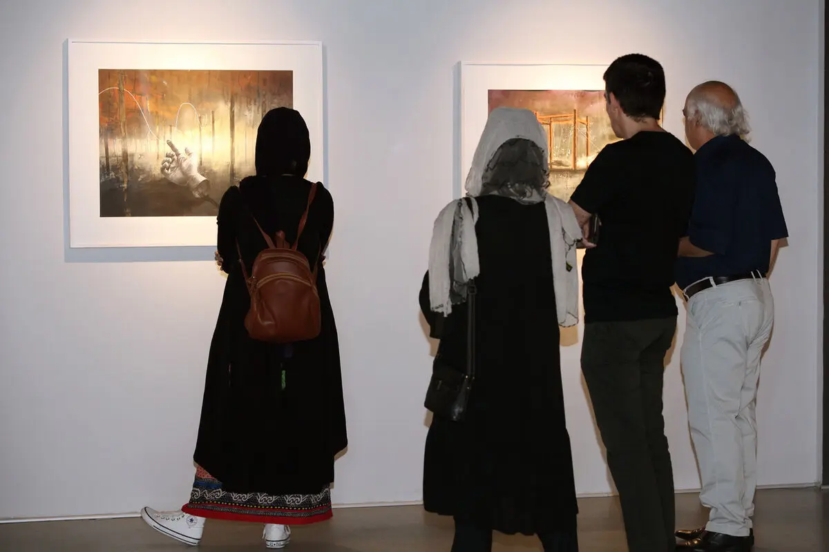 نمایشگاه آثار مهرداد کریمی در گالری آ