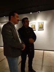 نمایشگاه آثار ابراهیم اکبری گرَز در گالری ایده