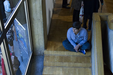 نمایشگاه آثار نقاشی هنرمندان کم توان ذهنی در گالری اصلی فرهنگسرای نیاوران