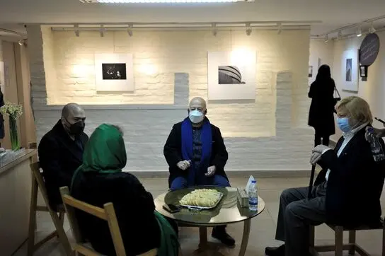 نمایشگاه عکس های سید محمد احصایی در سومین دیدار هنرمند بهزاد حاتم
