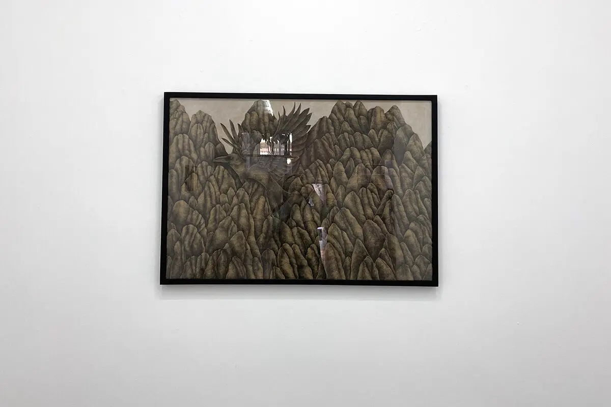 Ensieh Akbarzadeh  painting exhibition at O Gallery
