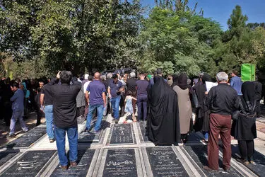 مراسم تشییع پیکر سعید کنگرانی در بهشت زهرا