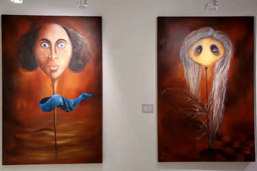 نمایشگاه نقاشی های مهناز بهرام نیا در گالری نگر