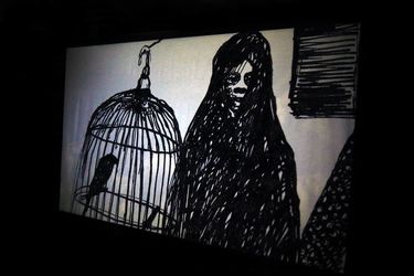 عظیم مرکباتچی با کانسپت کوراب در گالری مژده