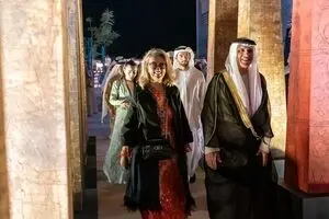 106 artists at the 12th Ras Al Khaimah art festival/ presence of Sheikh Saud bin Saqr Al Qasimi